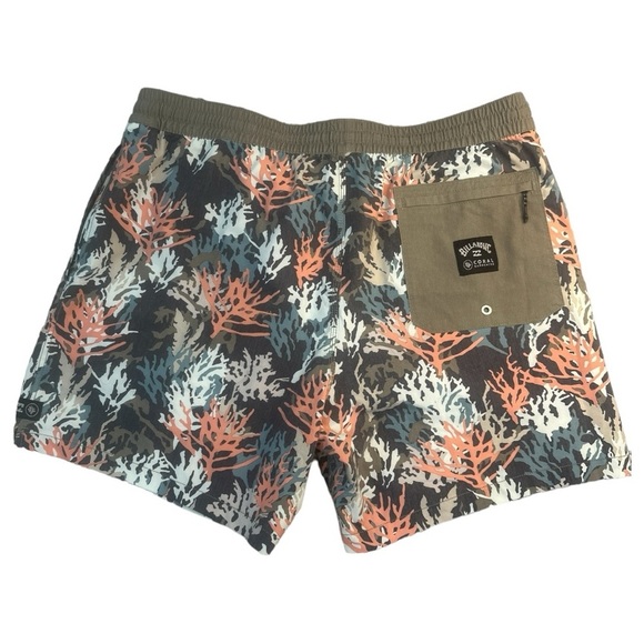 Coral Gardeners 17" Layback Elastic Waist Shorts Swim Trunks NWOT - Picture 7 of 11